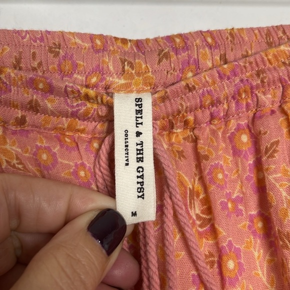 Spell & The Gypsy Sundown Mini‎ Skirt in Apricot Size Medium - Picture 5 of 8